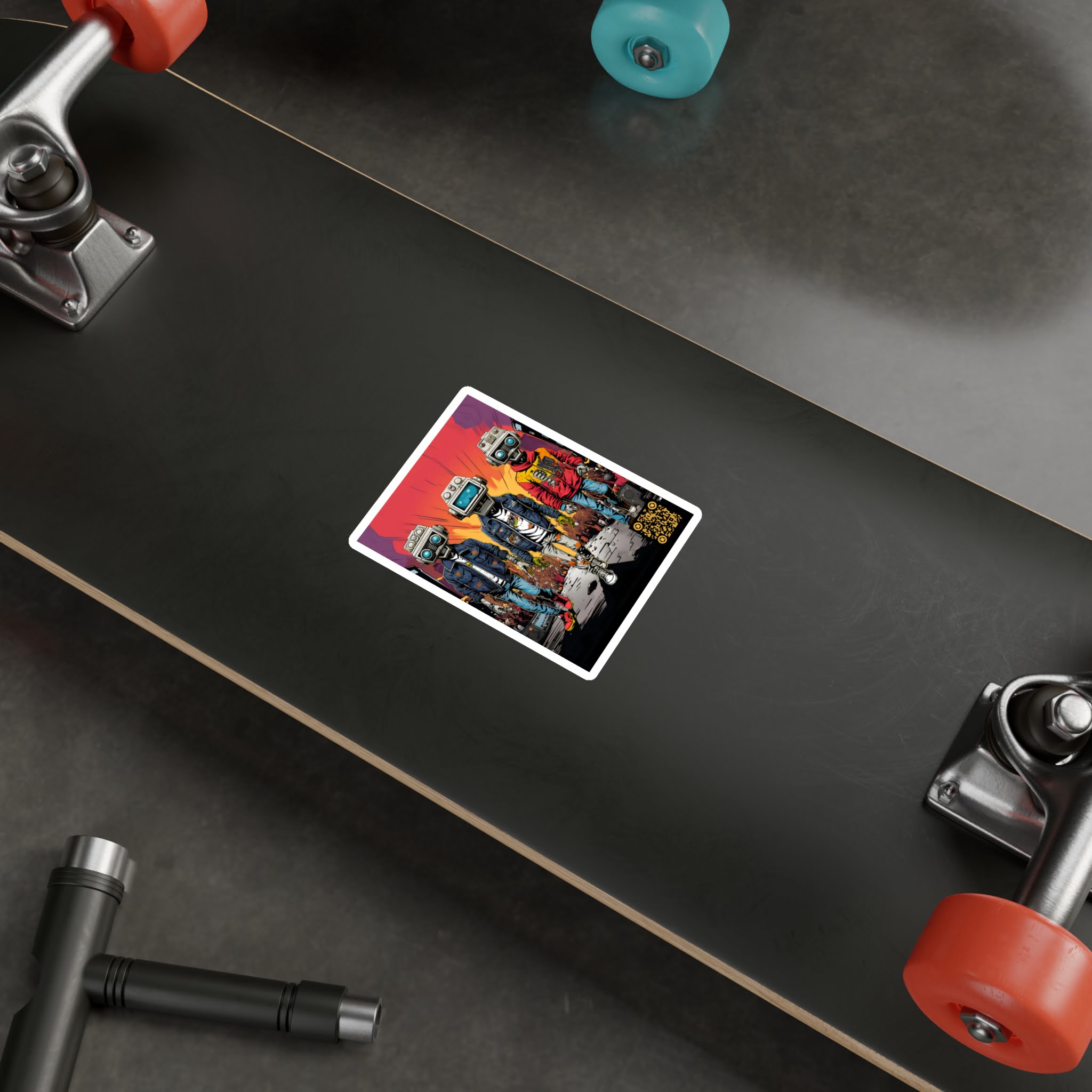 Beastie Bots Sticker – Neon City Series